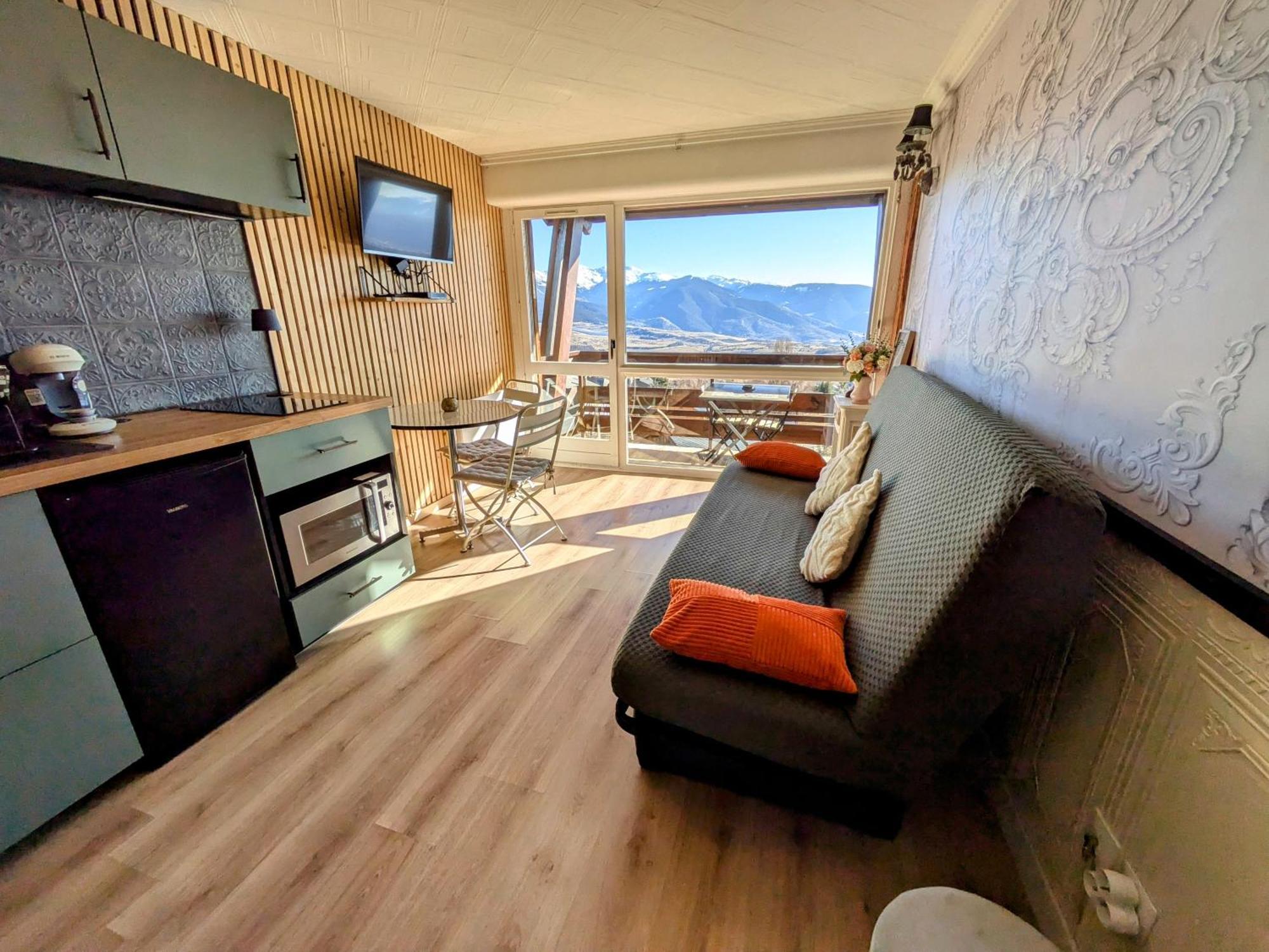 Ferienwohnung Le Ptit Cocon Font-Romeu-Odeillo-Via Exterior foto